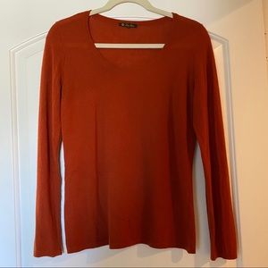 LORO PIANA Cashmere Red Sweater